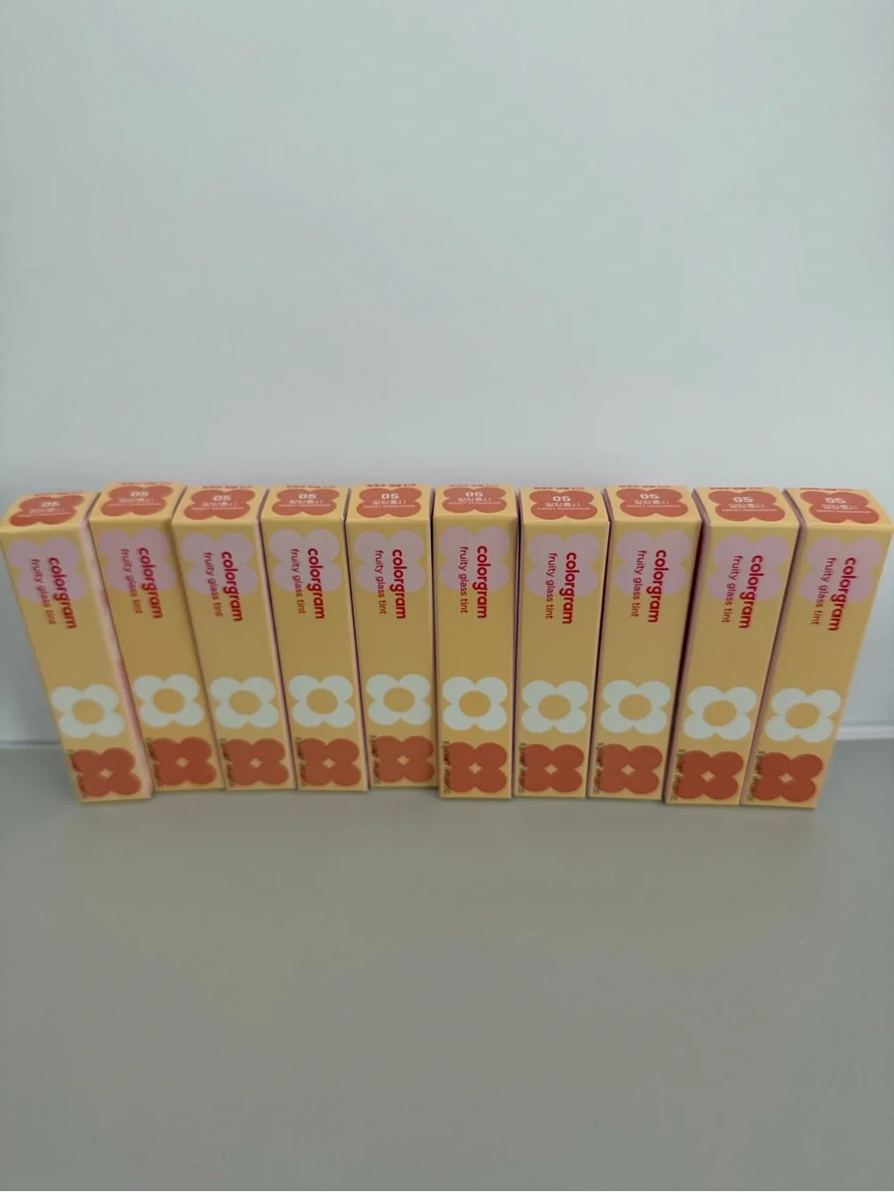 10 PCS Colorgram Fruity Glass Tint Sweet Persimmon 3g (K-Beauty) New in Box